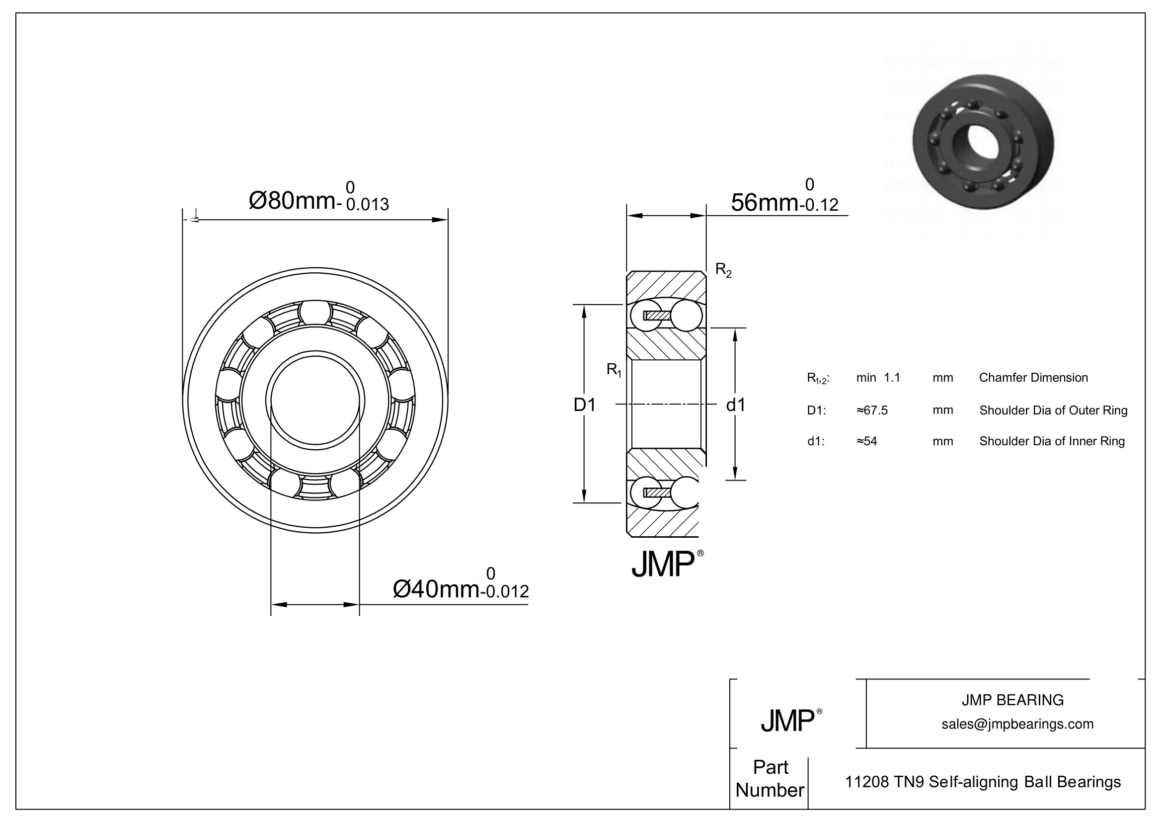 11208 TN9 engineering drawing