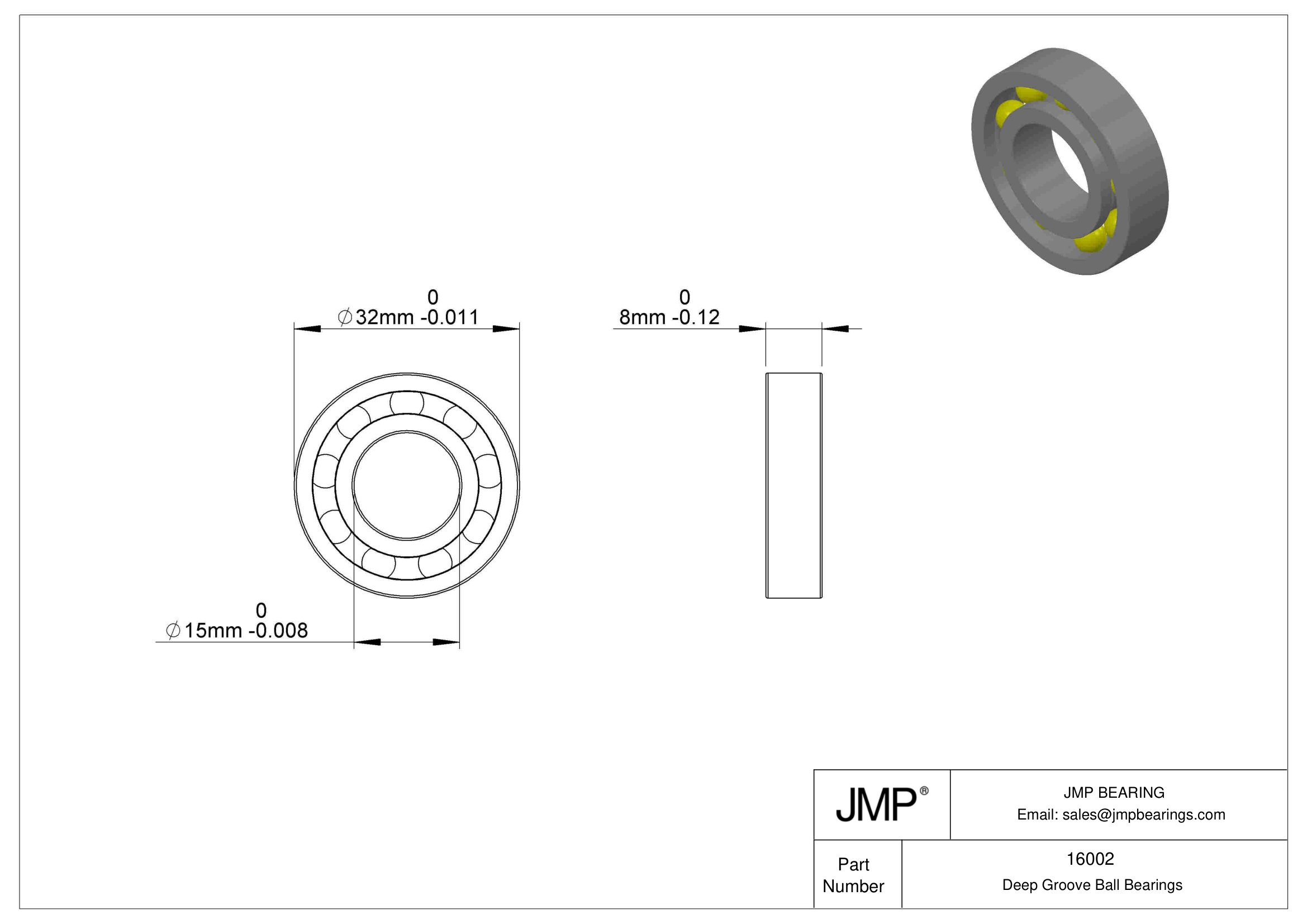 16002/W64 engineering drawing
