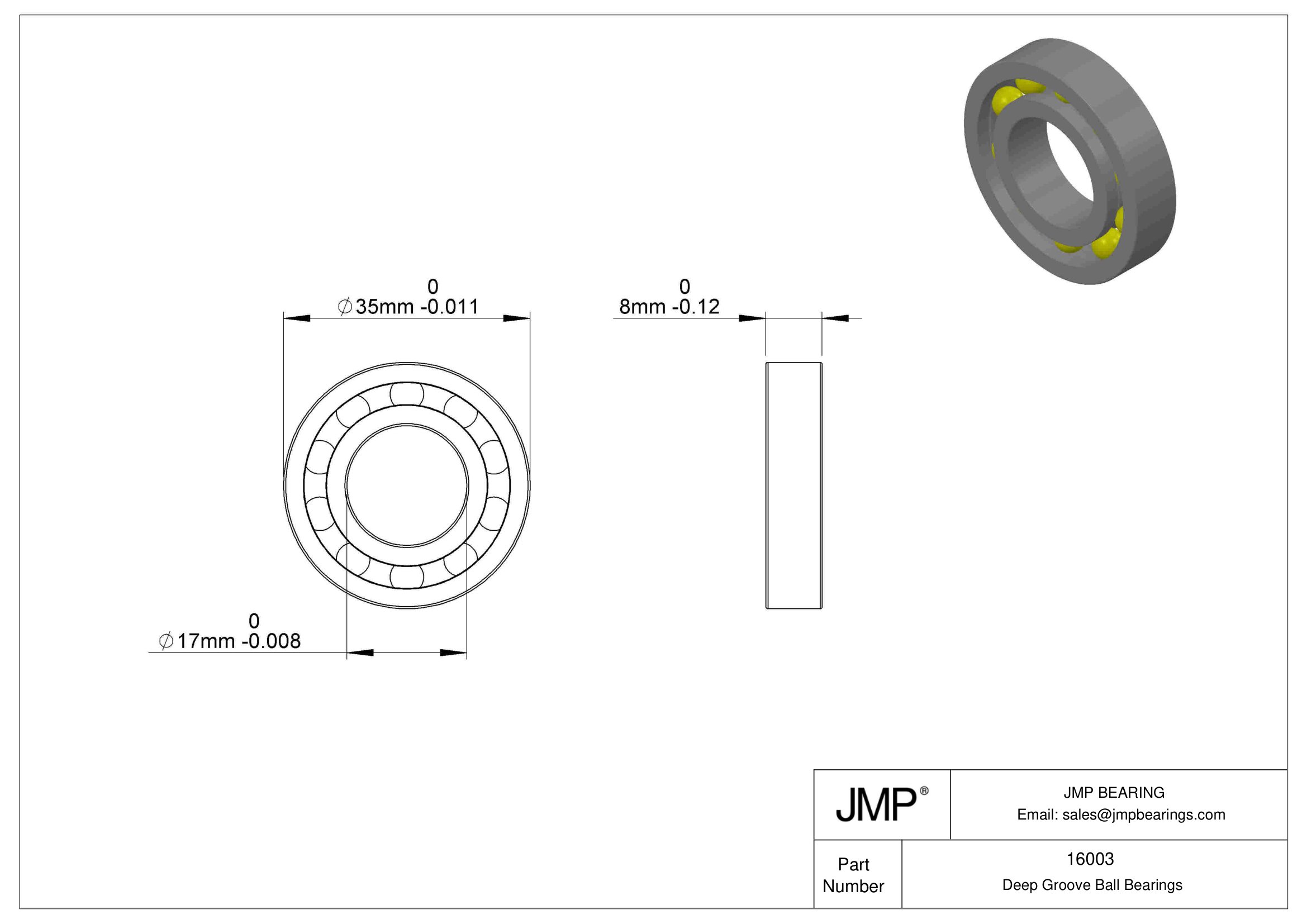 16003 engineering drawing
