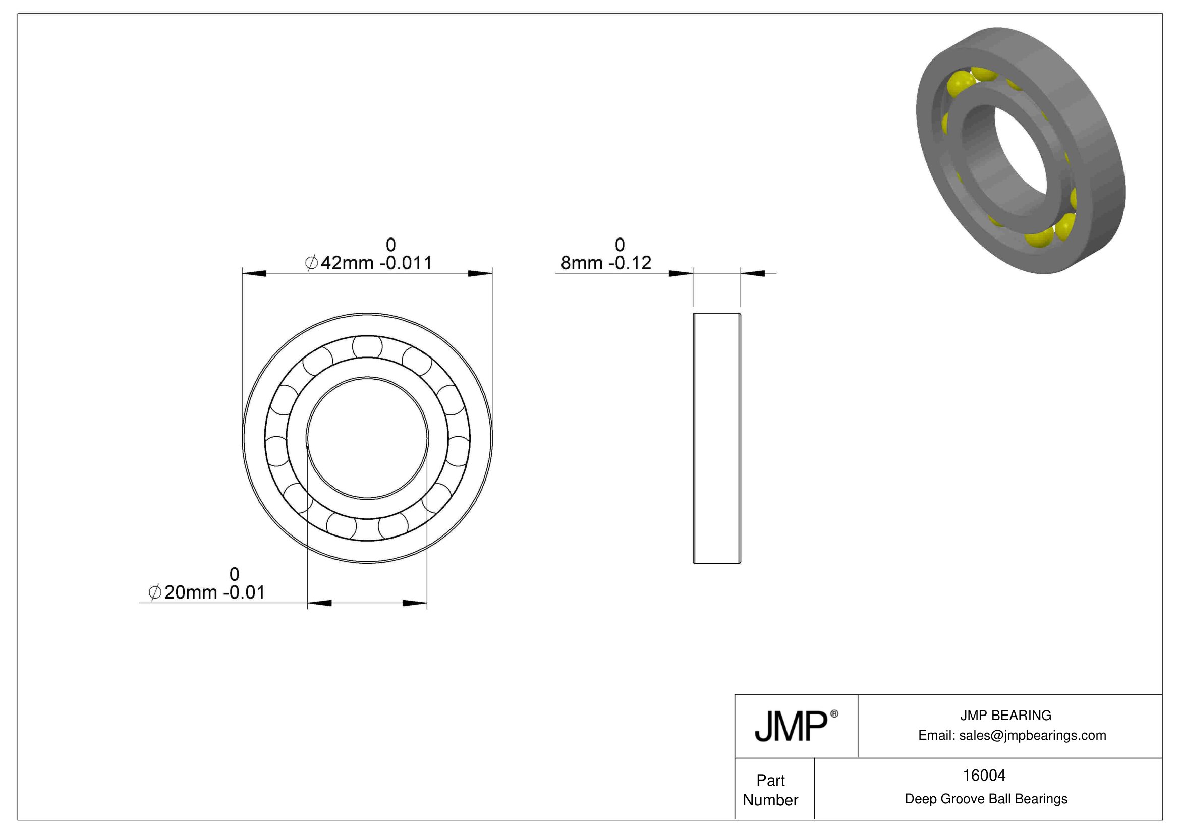 16004/W64 engineering drawing