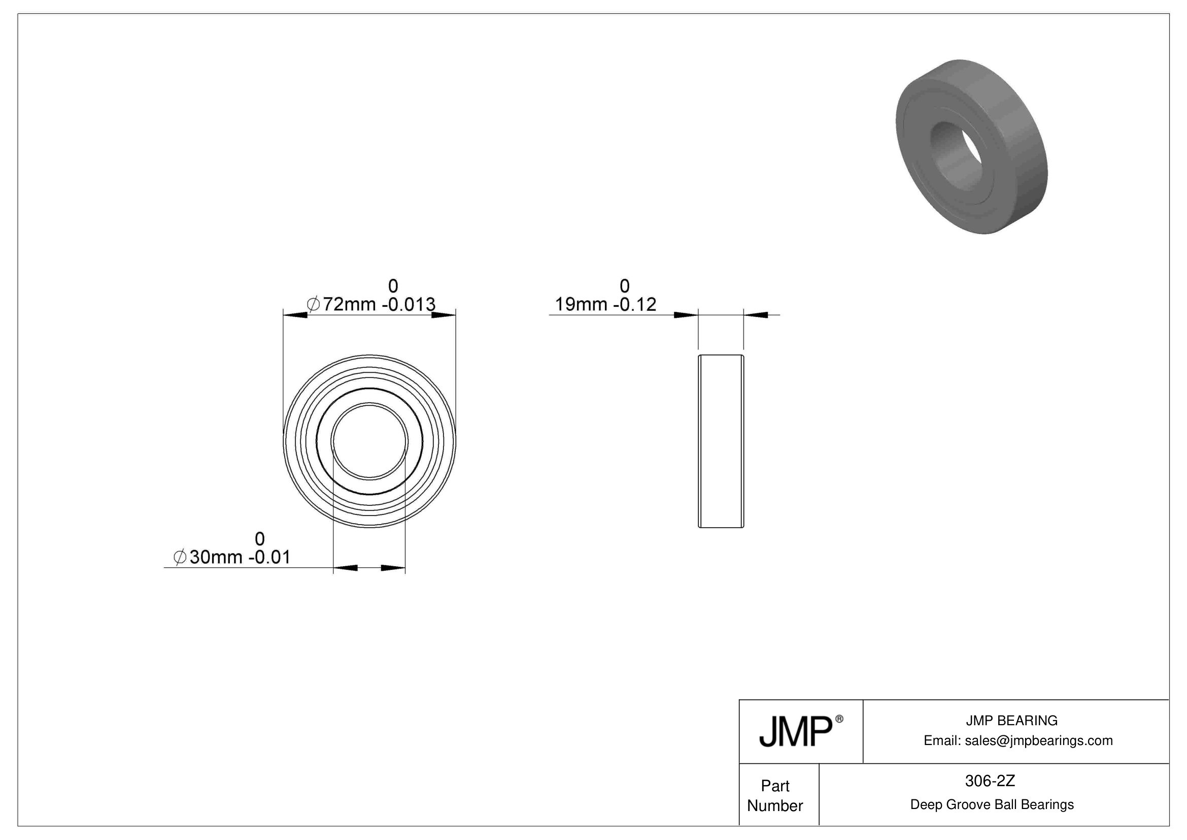 306-2Z engineering drawing