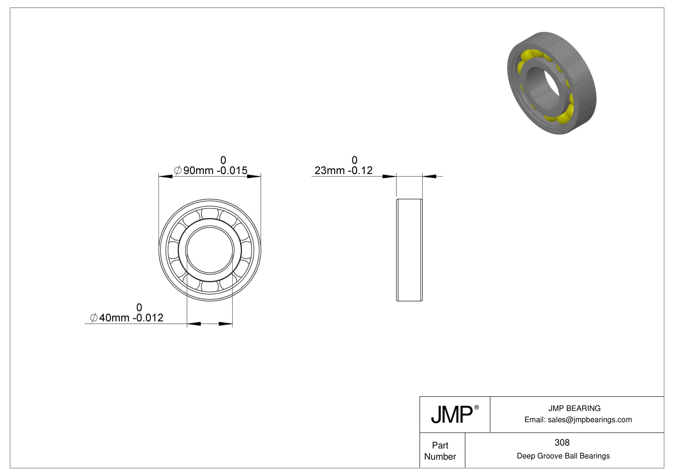 308 engineering drawing