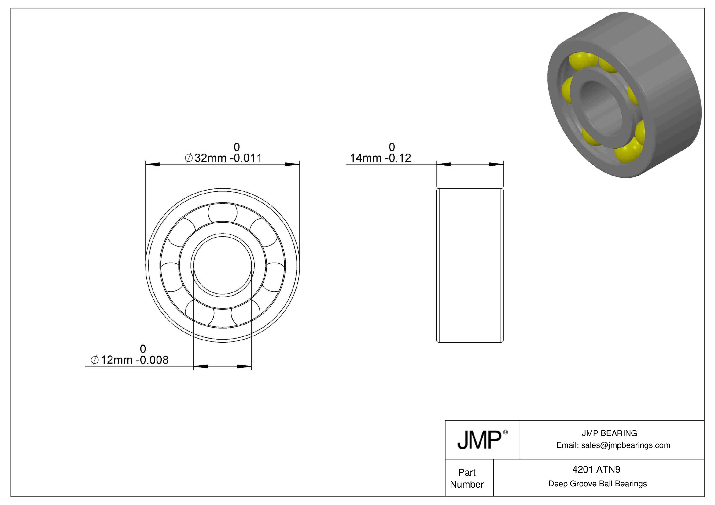 4201 ATN9 engineering drawing