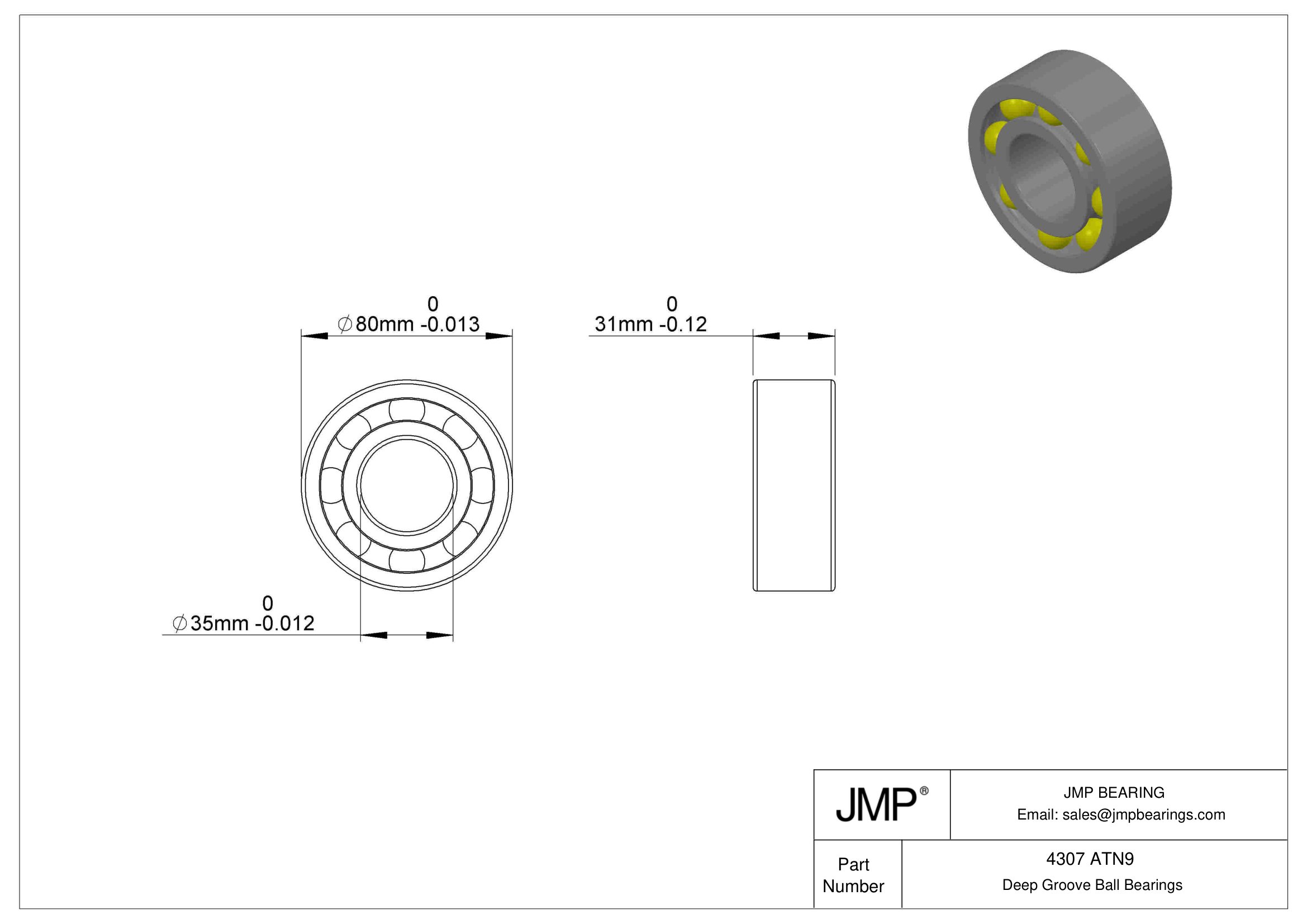4307 ATN9 engineering drawing