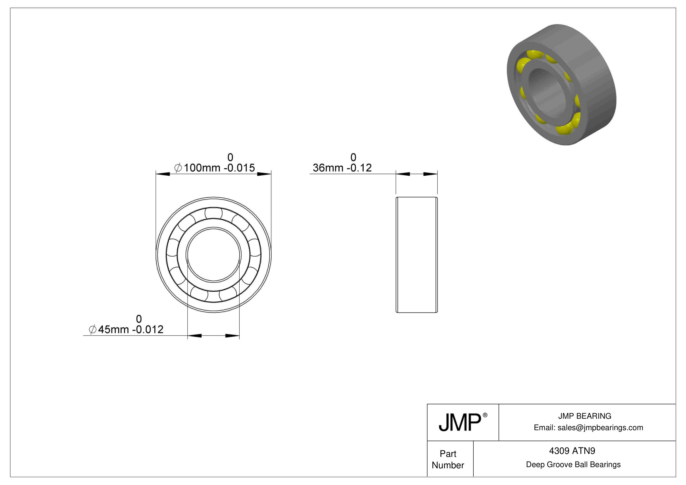 4309 ATN9 engineering drawing