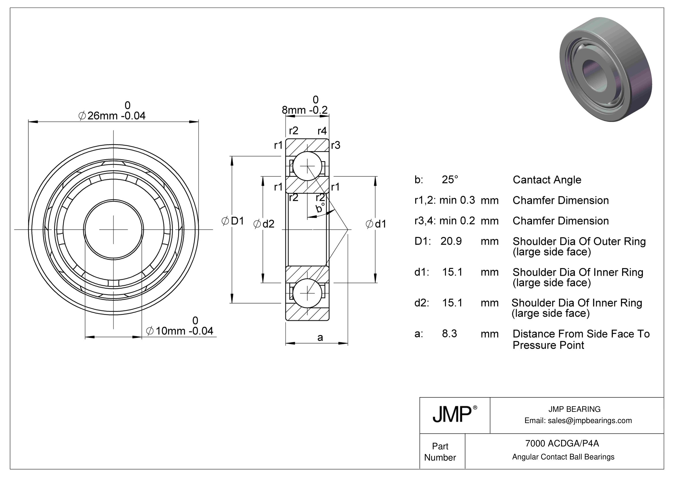 7000 ACDGA/P4A engineering drawing