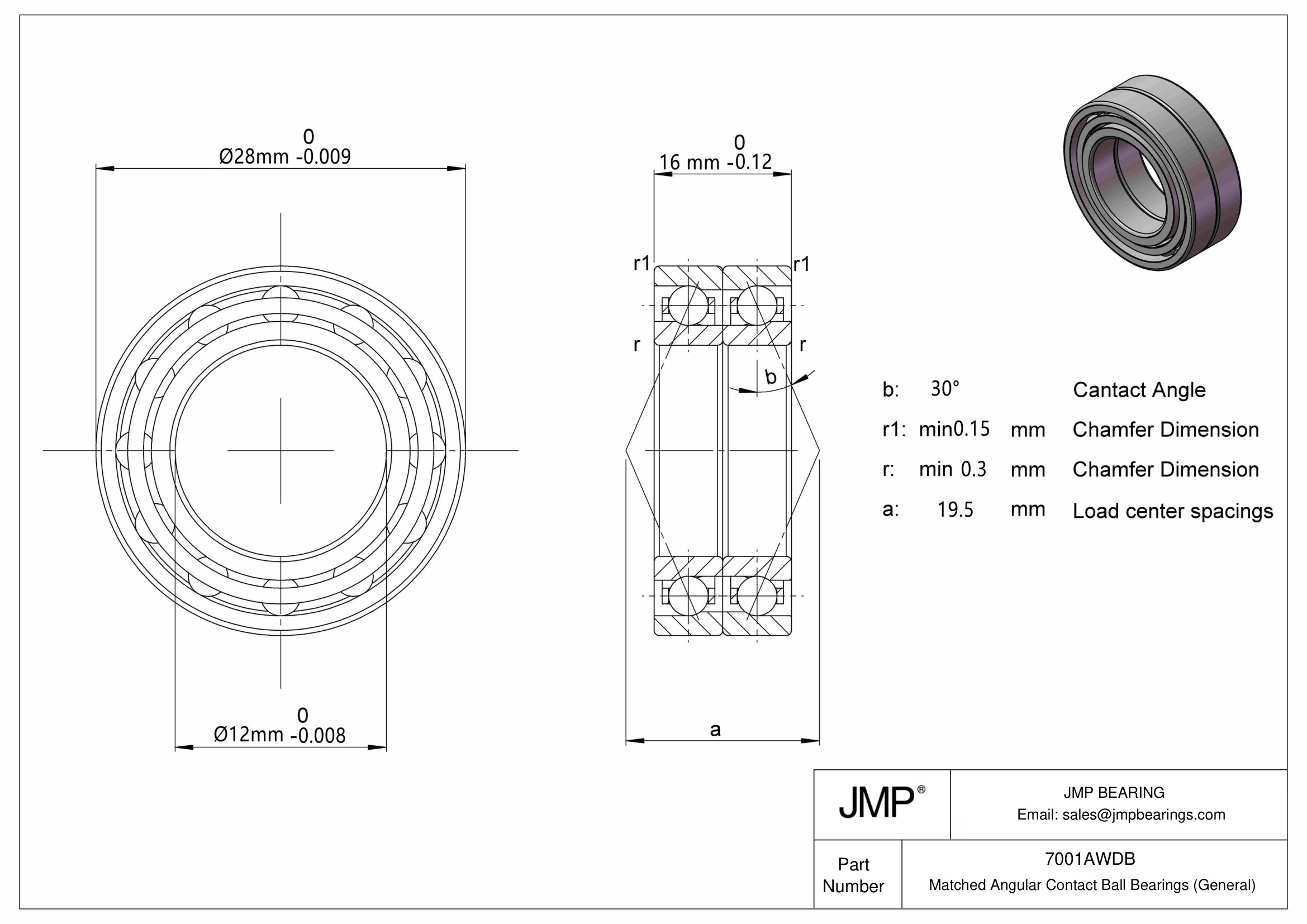 7001AWDB engineering drawing