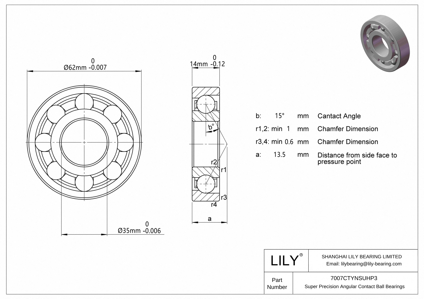 7007CTYNSUHP3 engineering drawing