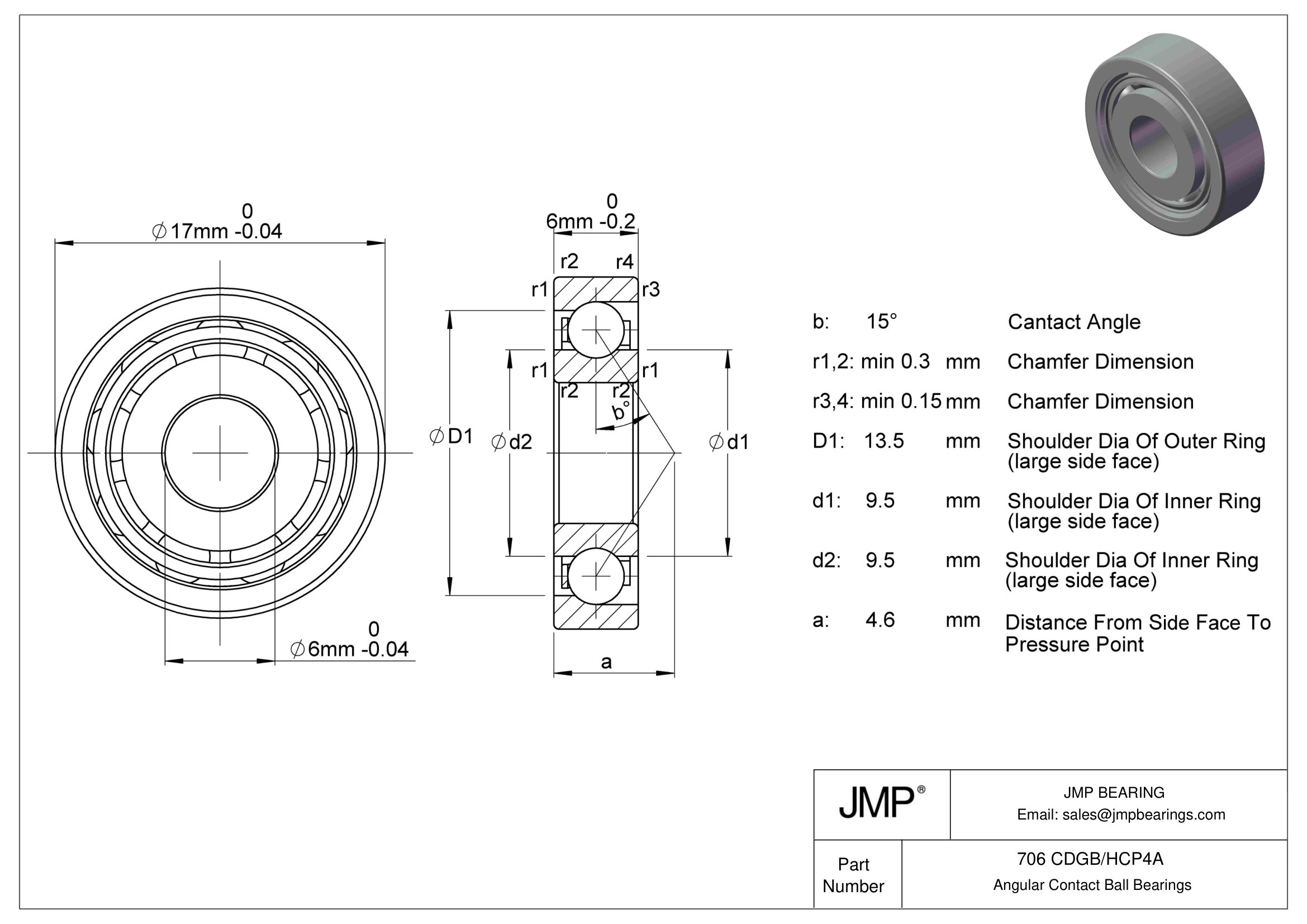 706 CDGB/HCP4A engineering drawing