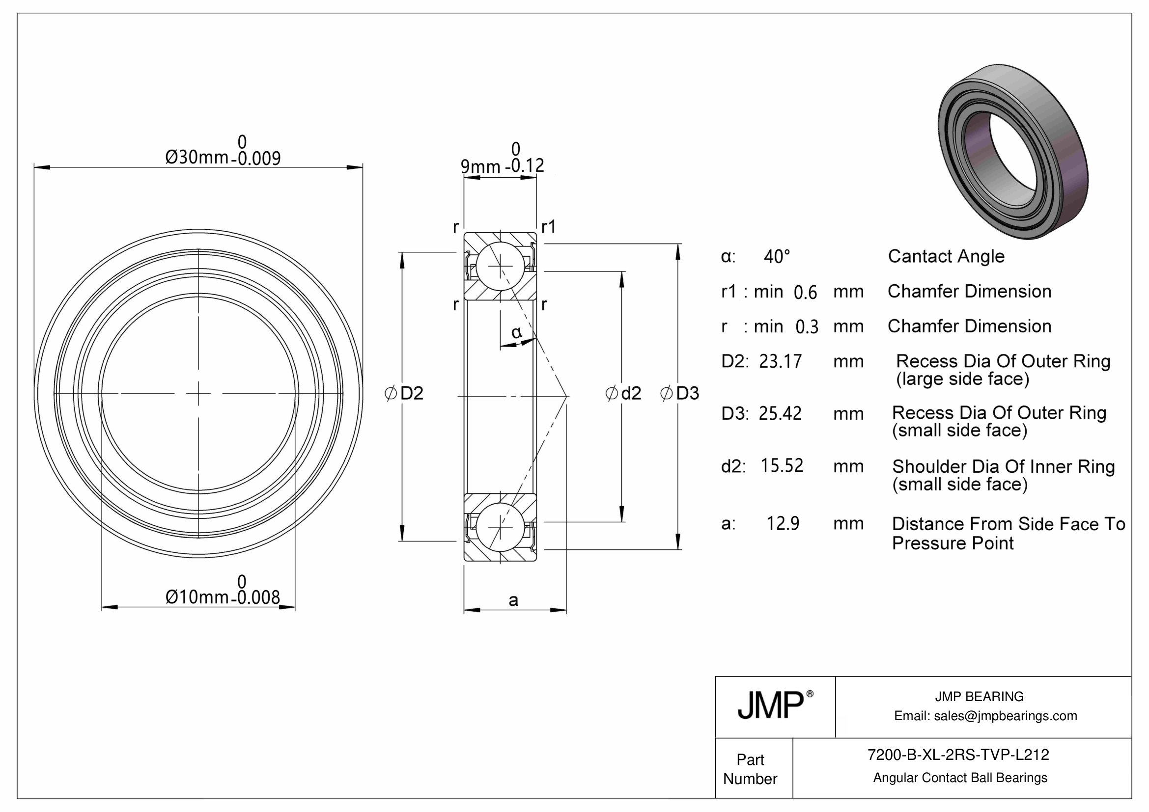 7200-B-XL-2RS-TVP-L212 engineering drawing