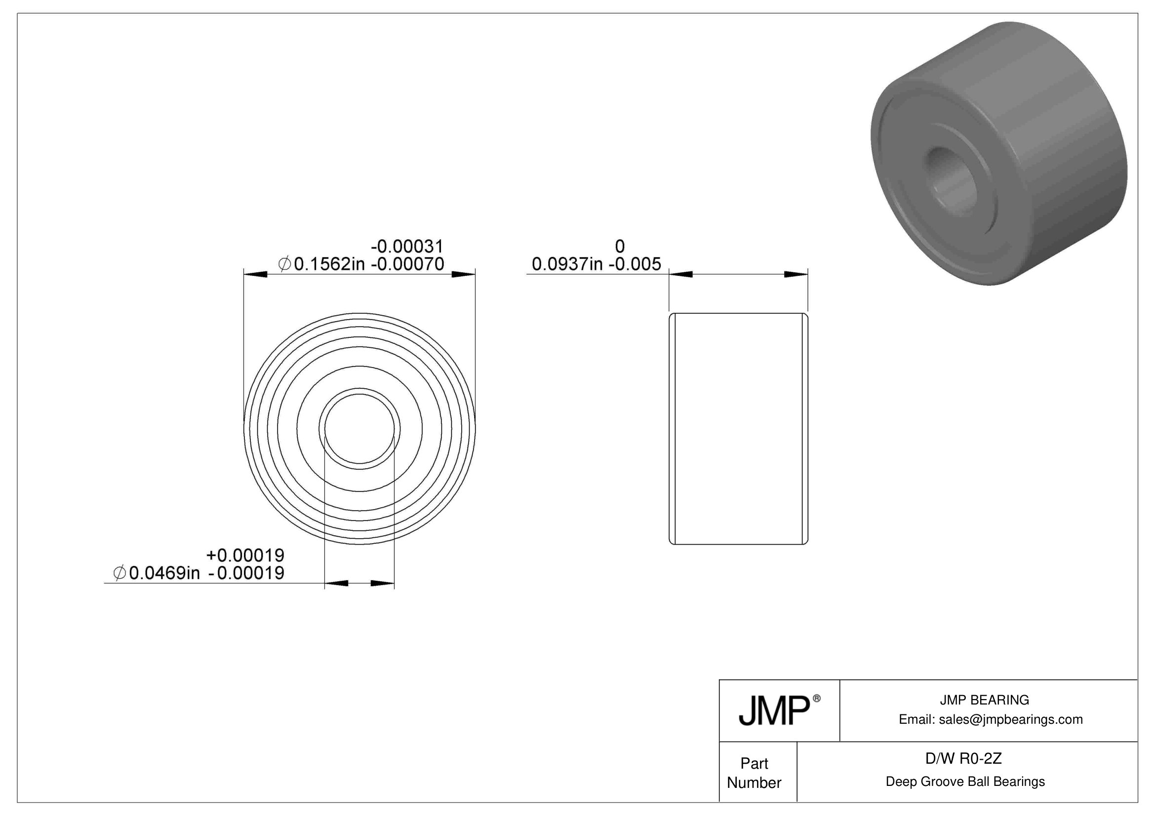 D/W R0-2Z engineering drawing