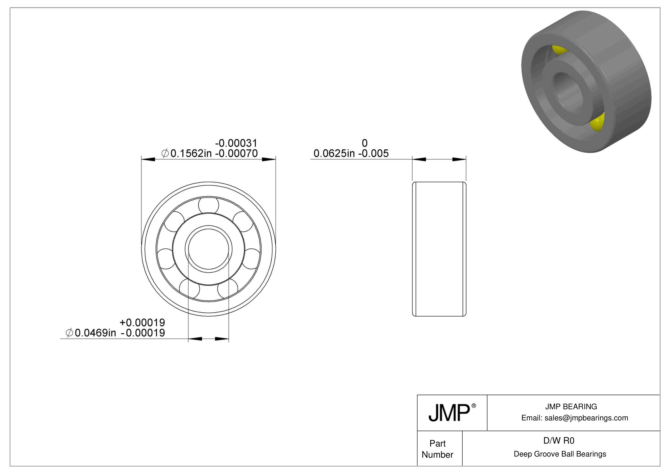 D/W R0 engineering drawing