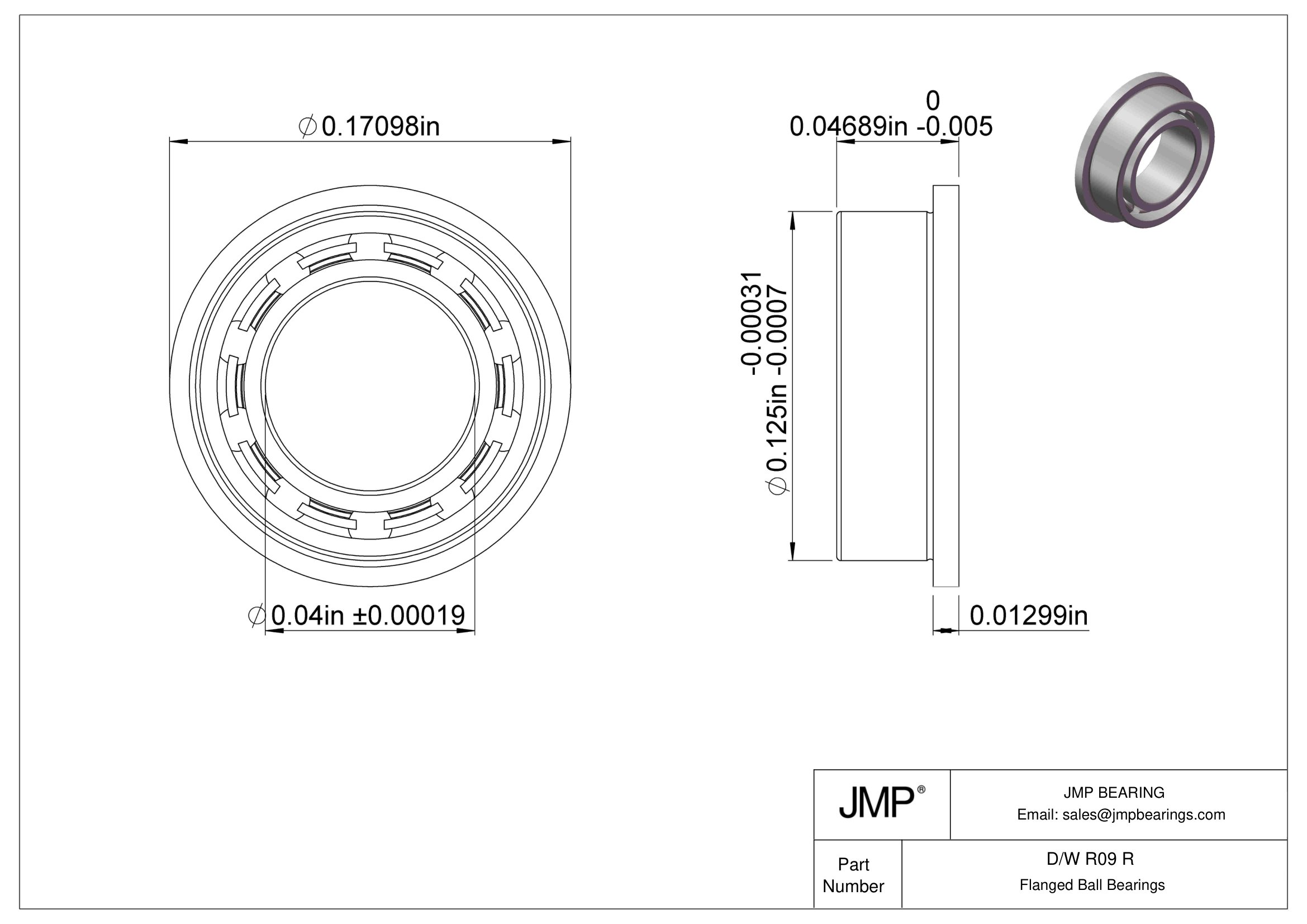 D/W R09 R engineering drawing