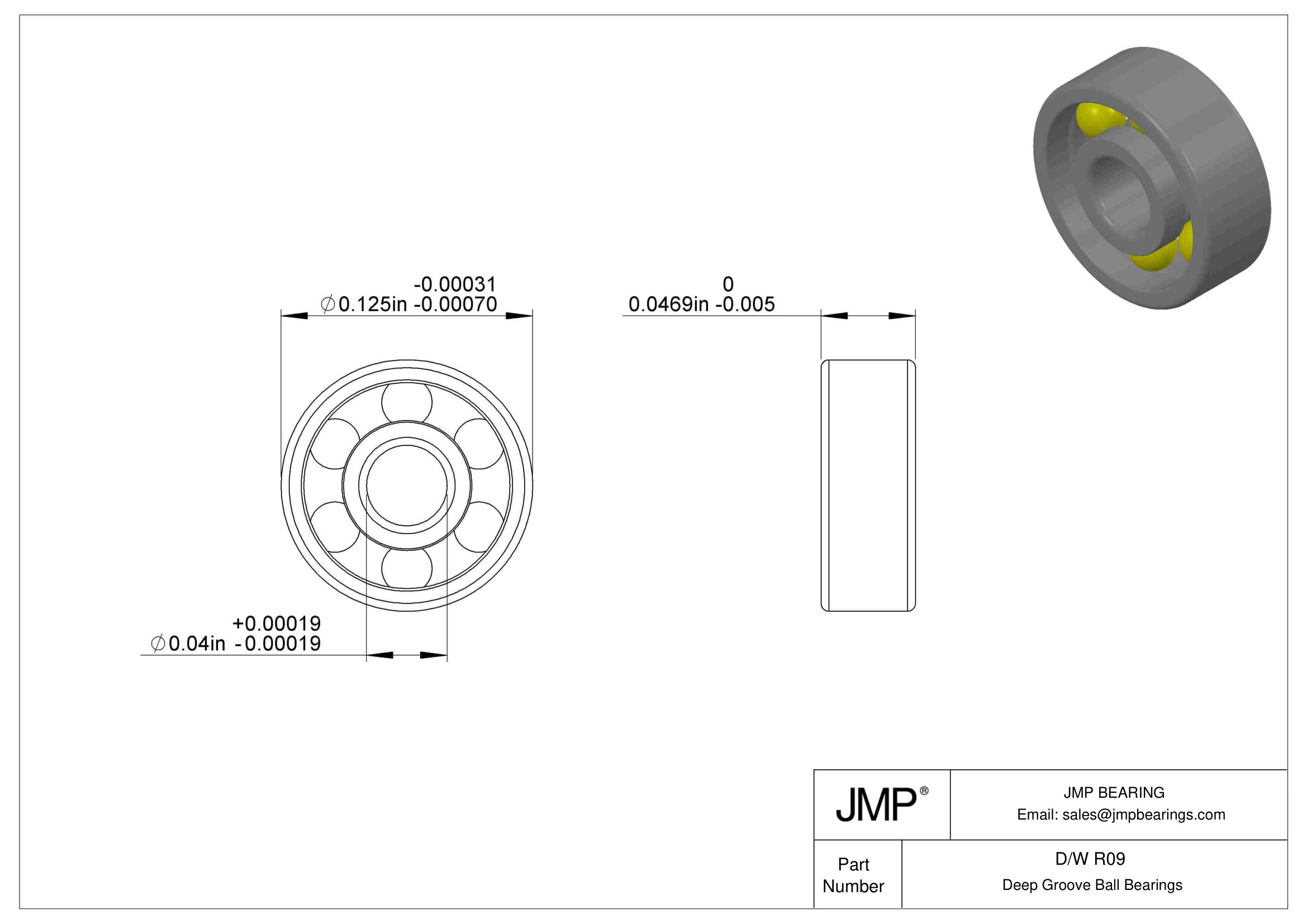 D/W R09 engineering drawing