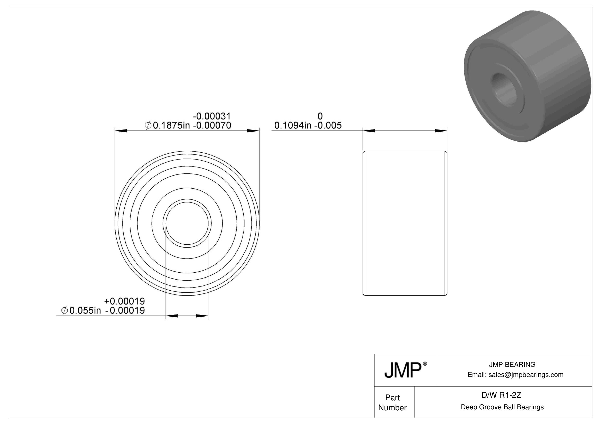 D/W R1-2Z engineering drawing