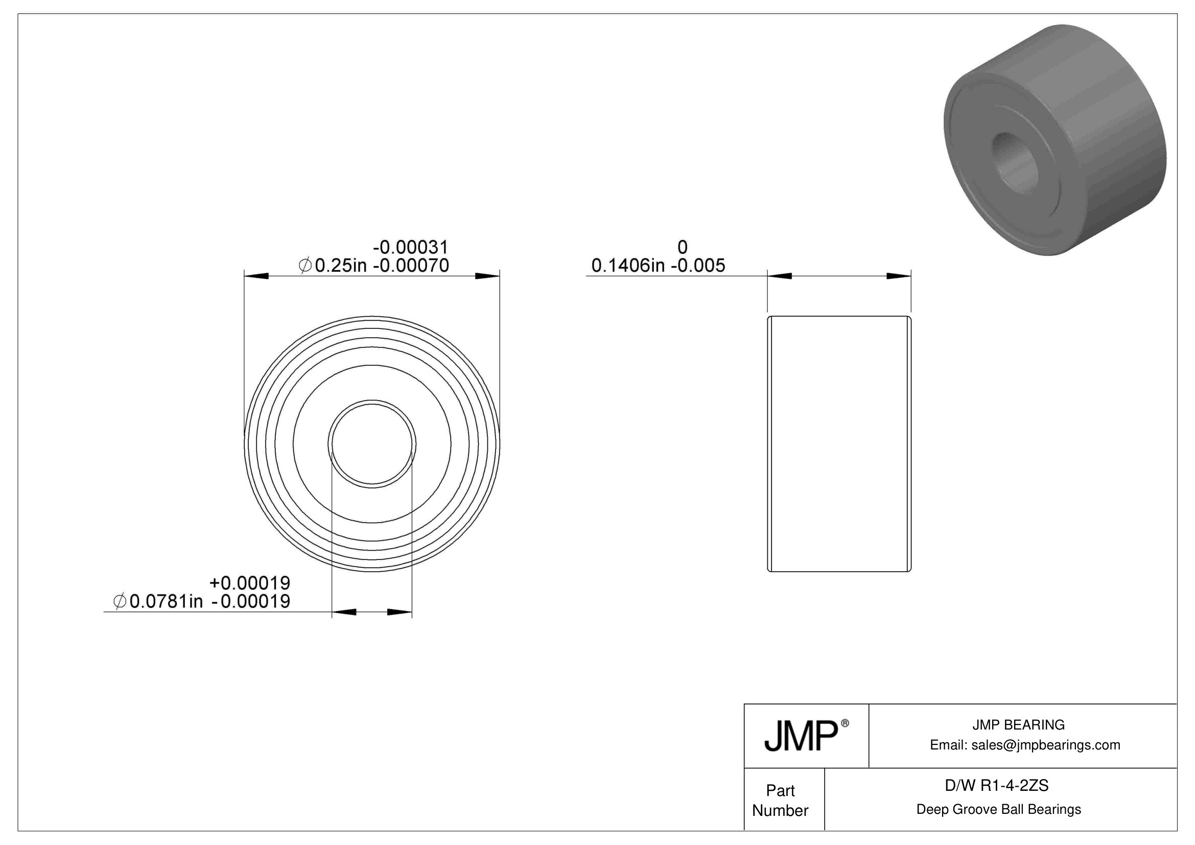 D/W R1-4-2ZS engineering drawing
