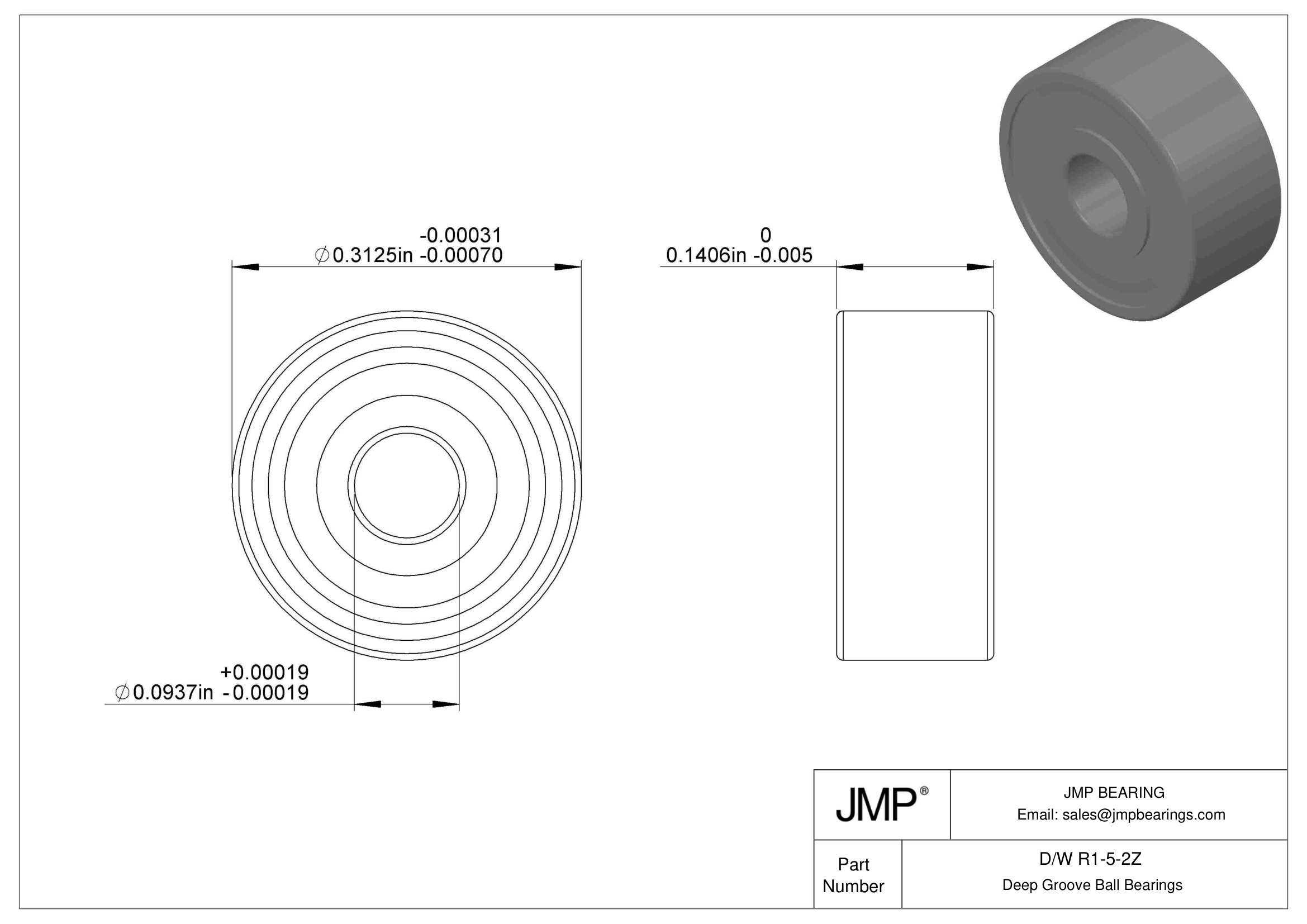 D/W R1-5-2Z engineering drawing