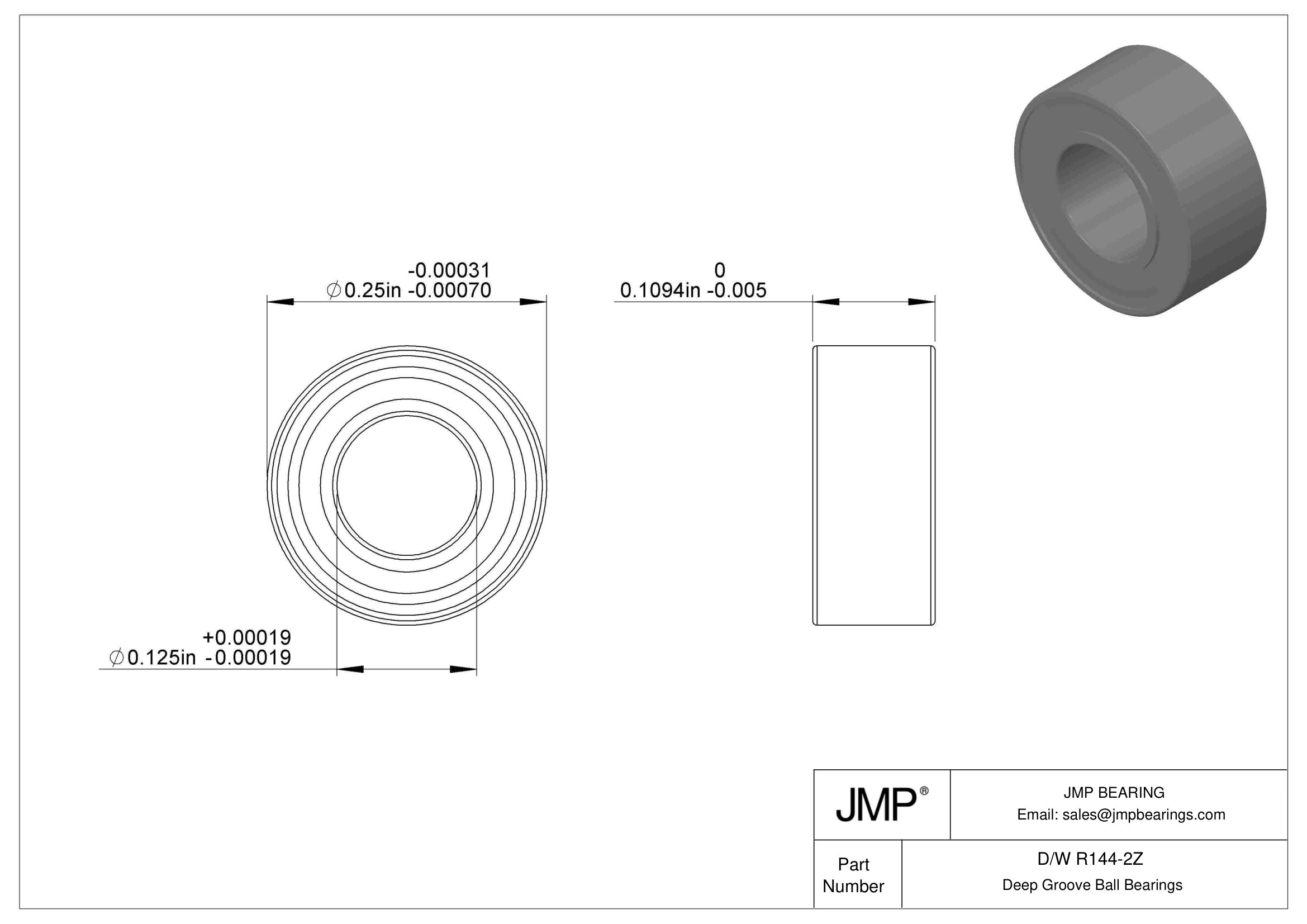 D/W R144-2Z engineering drawing