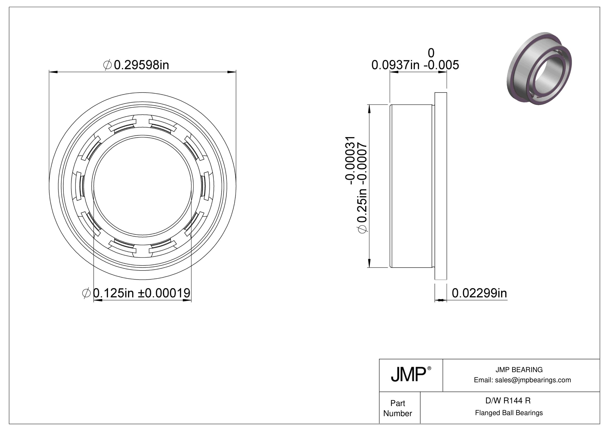 D/W R144 R engineering drawing