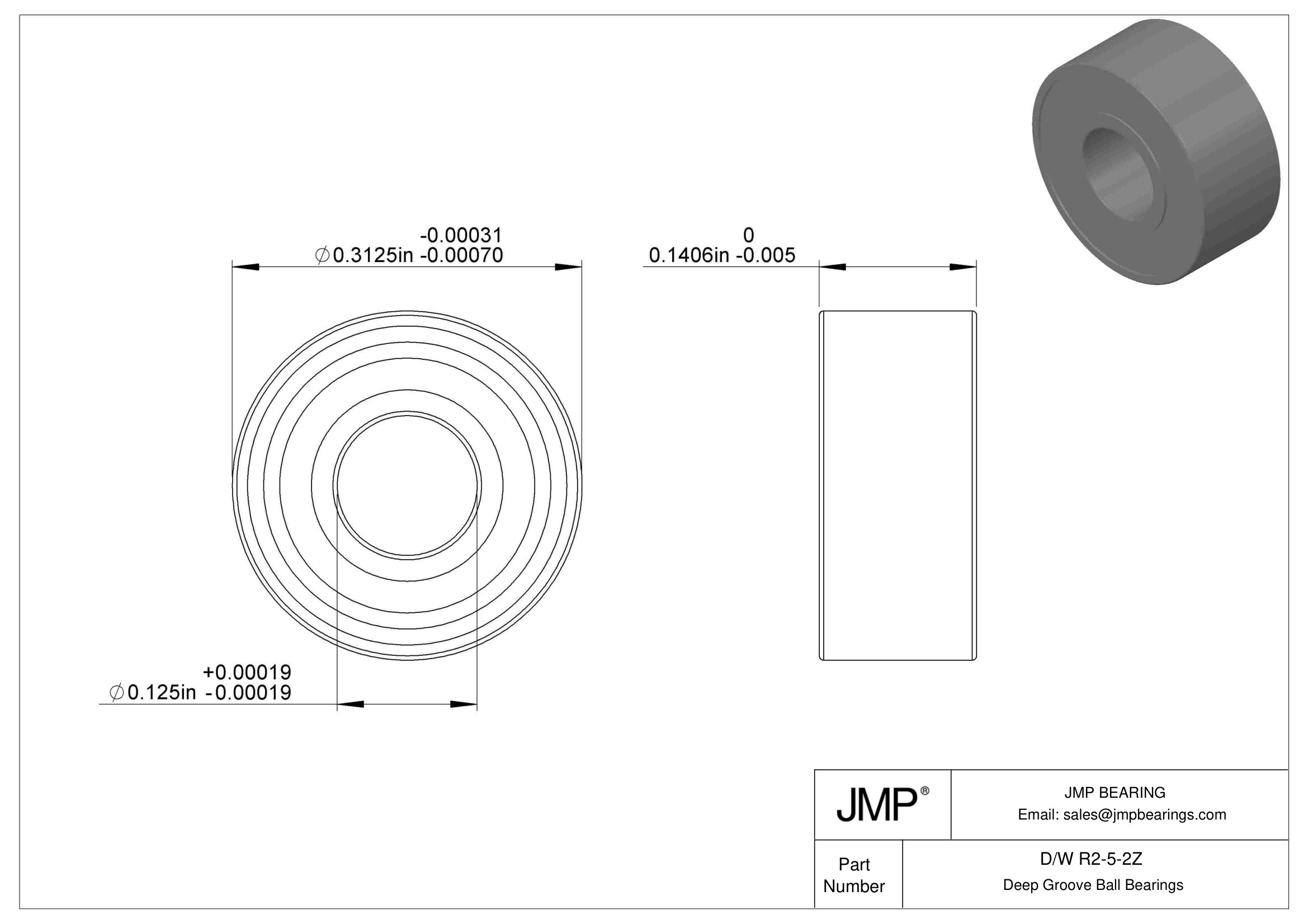 D/W R2-5-2Z engineering drawing