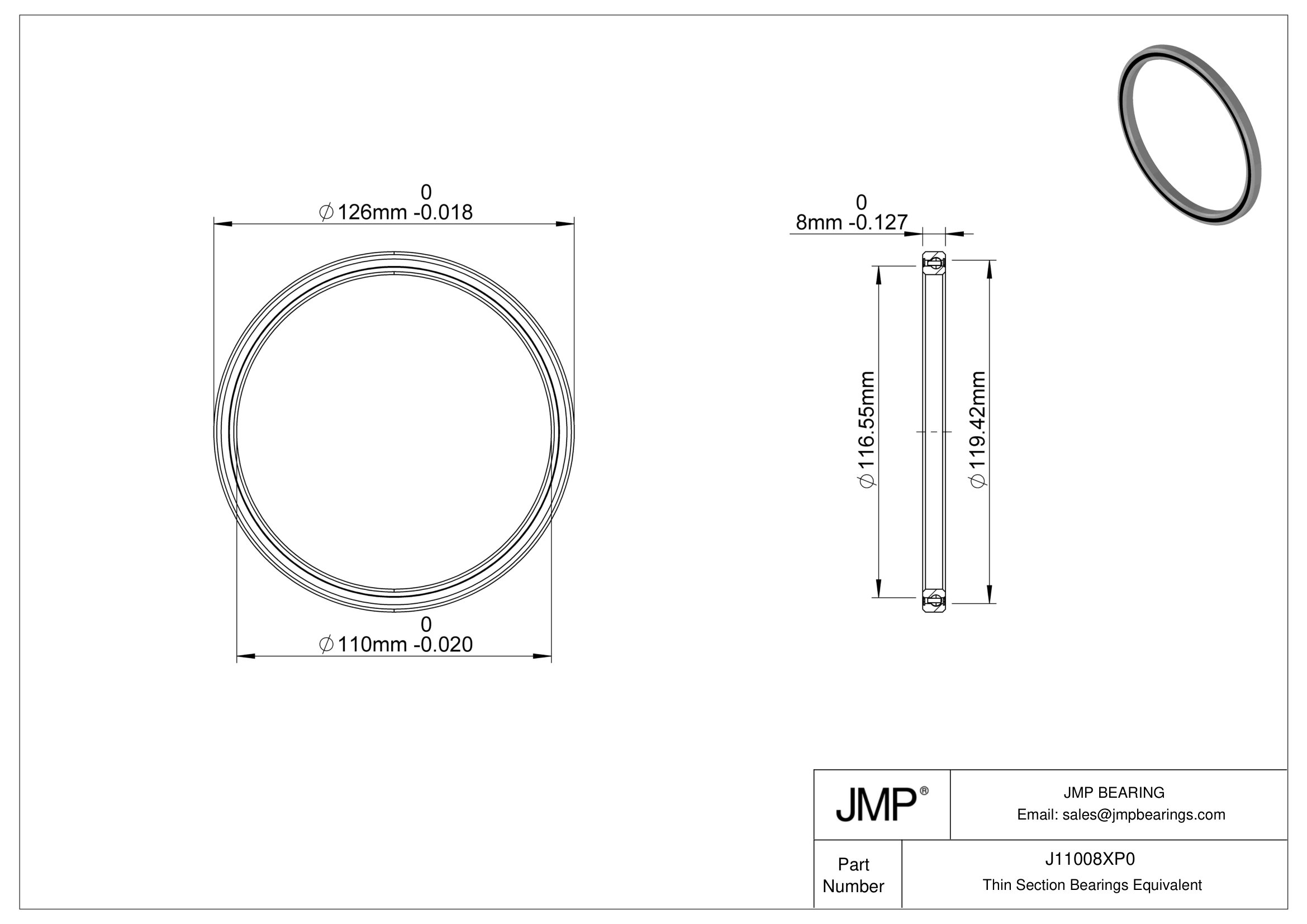 J11008XP0 engineering drawing