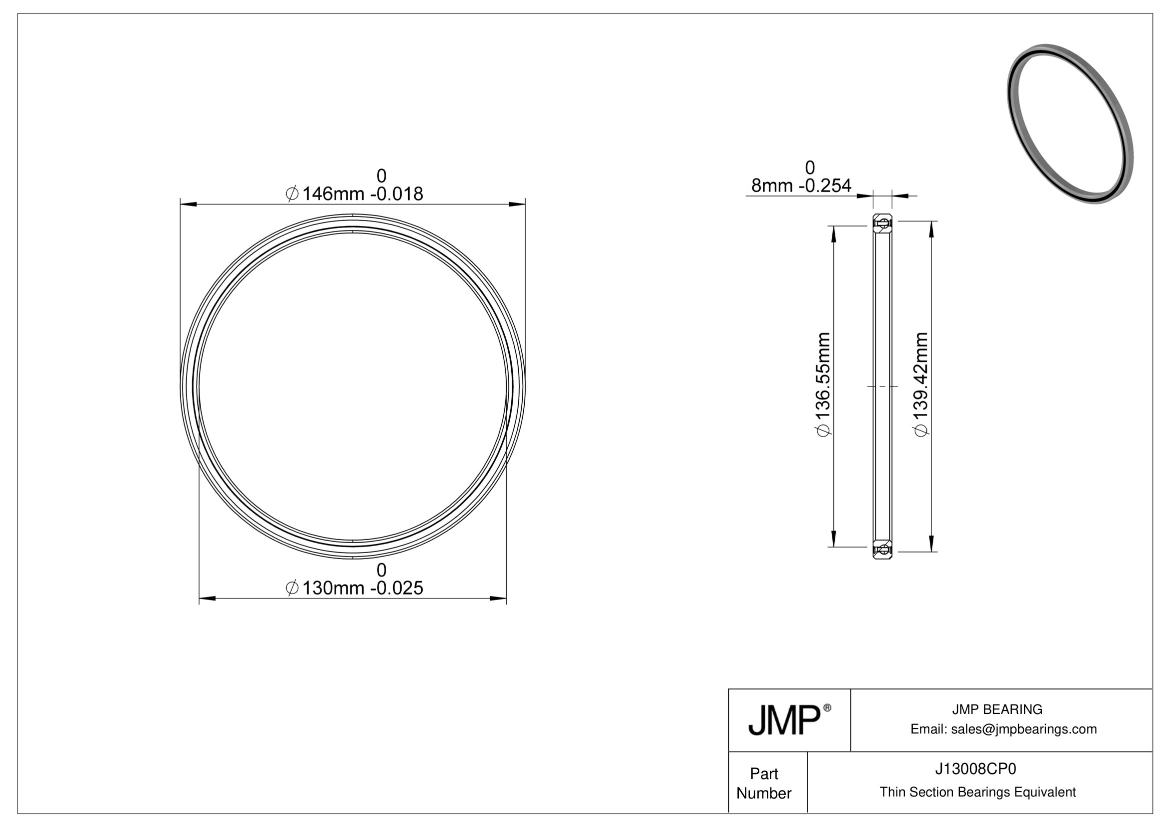 J13008CP0 engineering drawing
