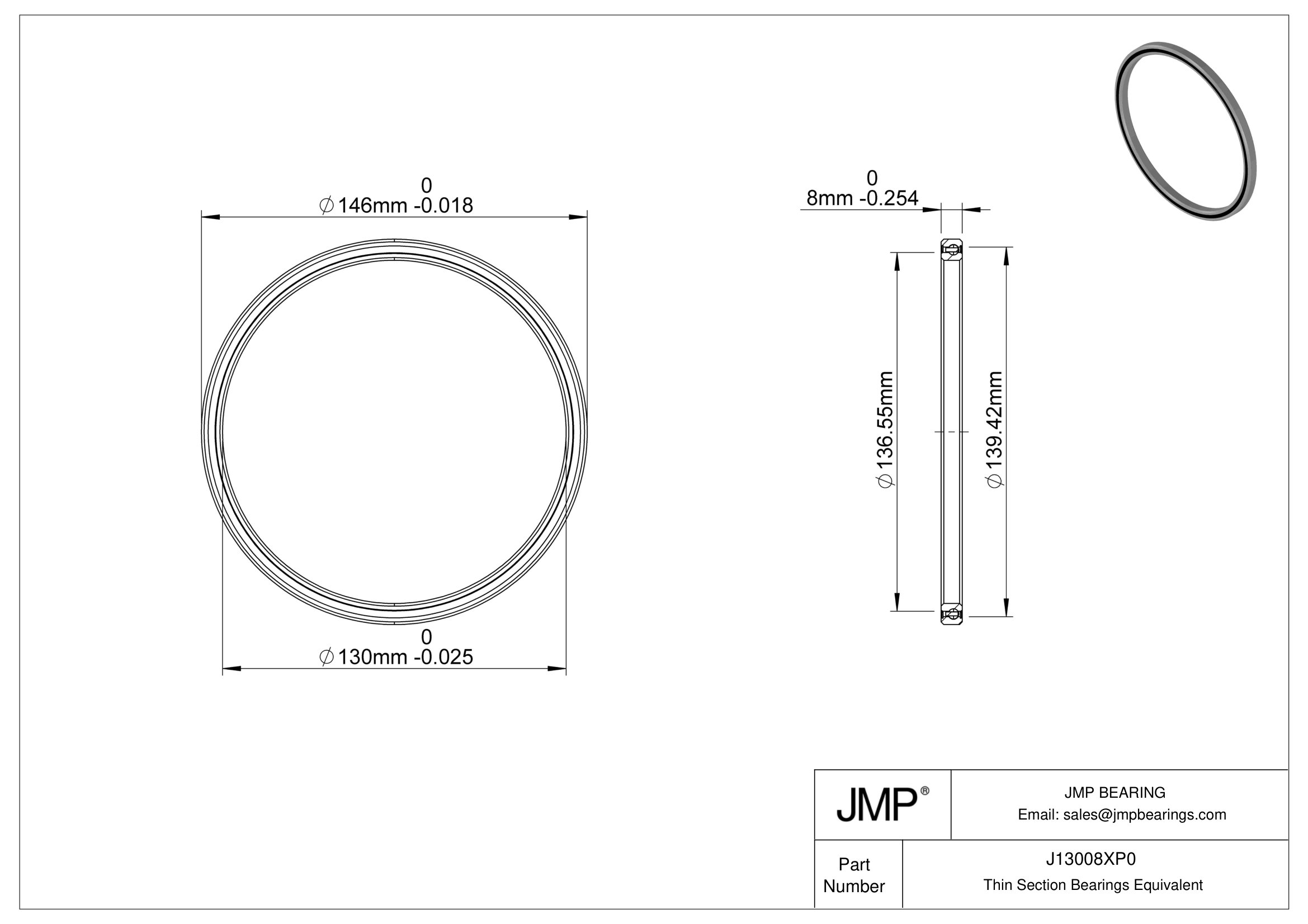 J13008XP0 engineering drawing