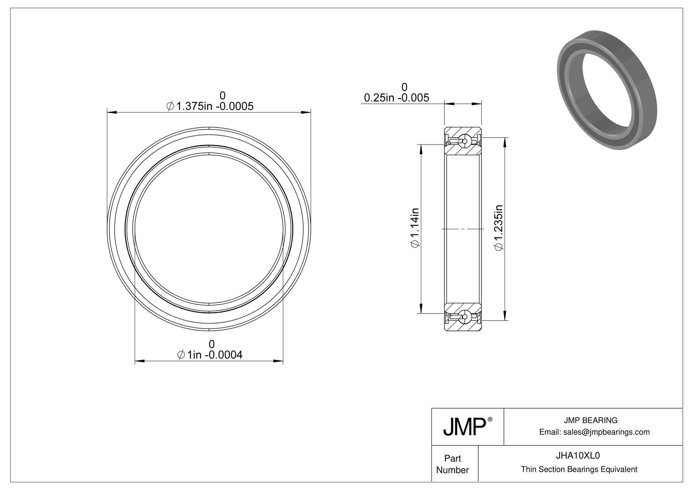 JHA10XL0 engineering drawing