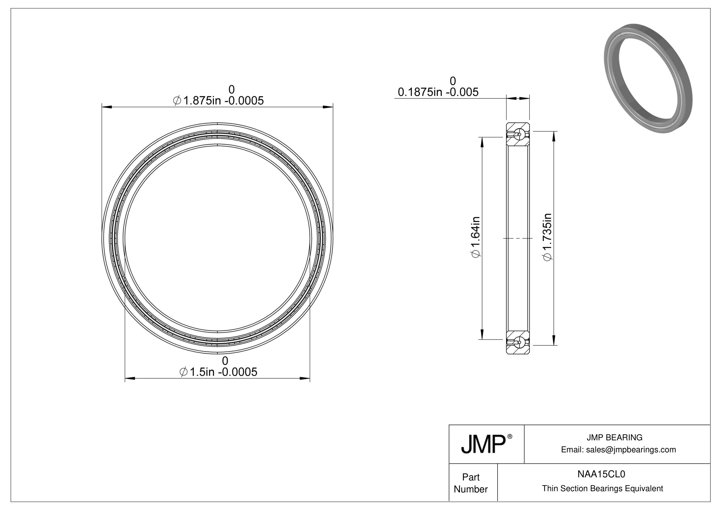 NAA15CL0 engineering drawing