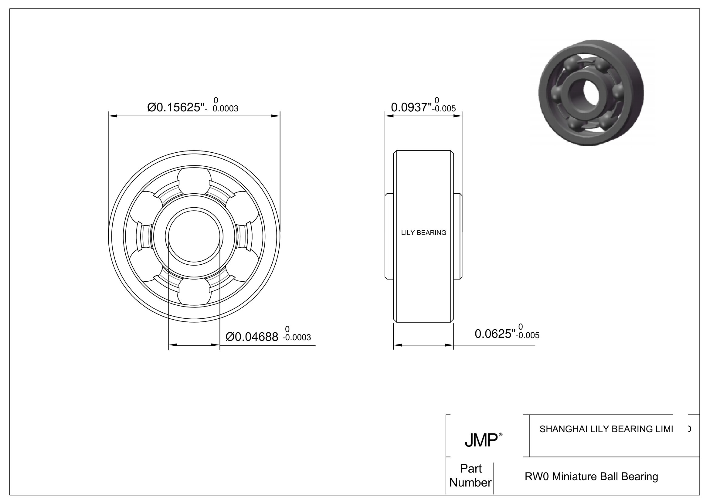 RW0 engineering drawing