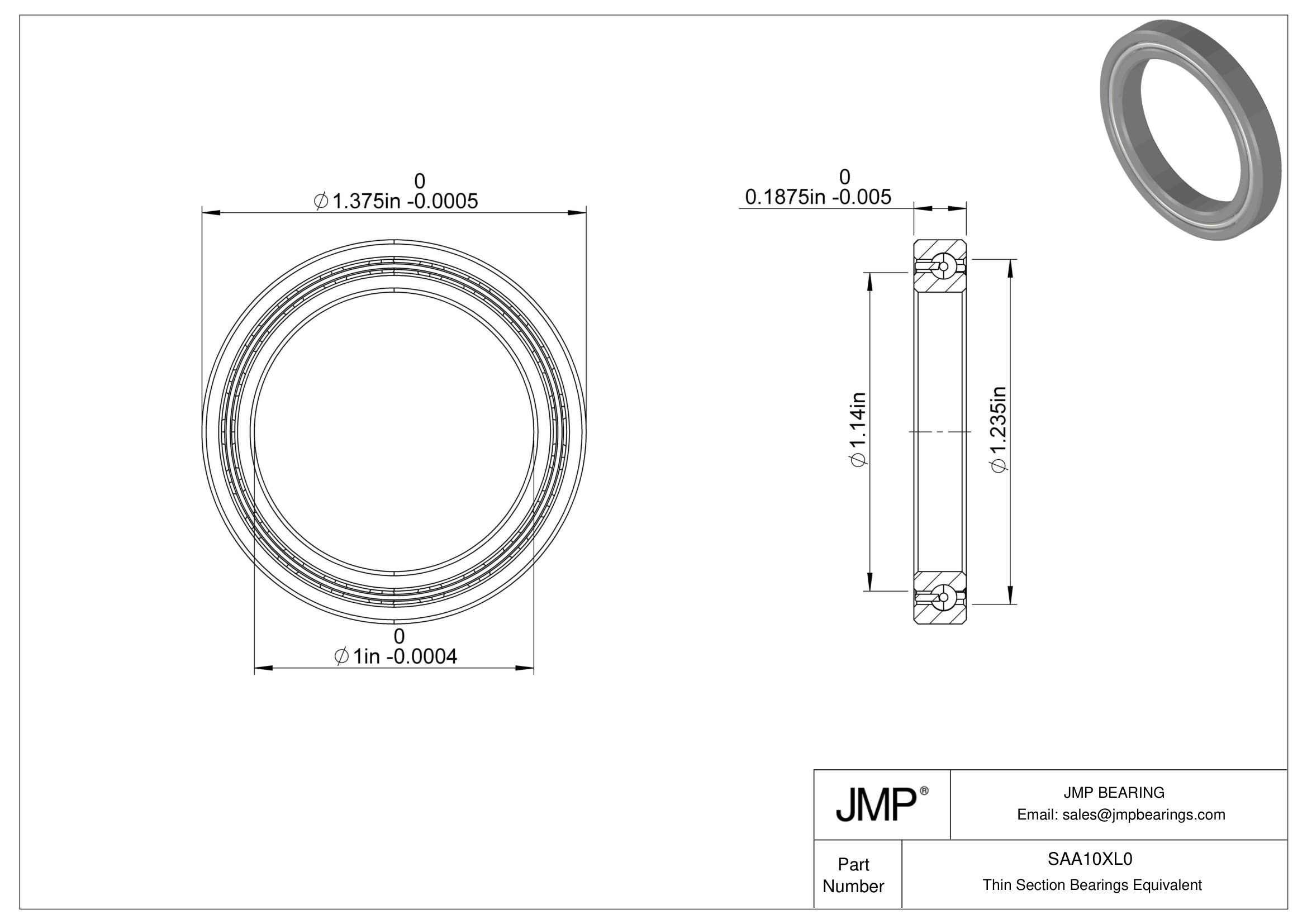 SAA10XL0 engineering drawing