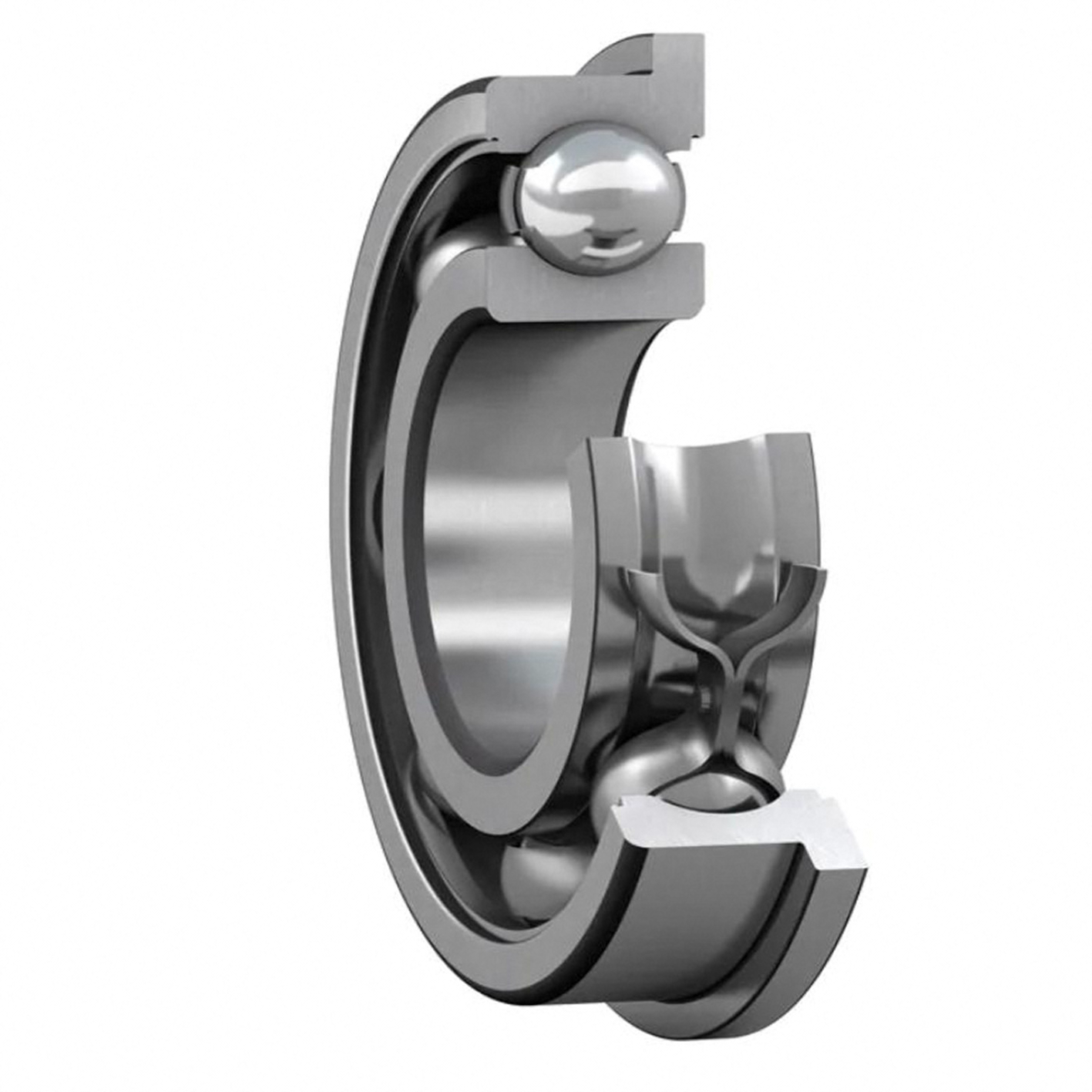 D/W R166 R Flanged Ball Bearings